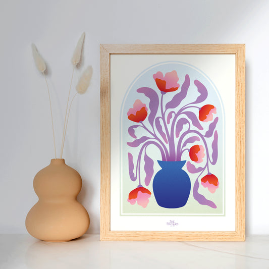 Arche Vase Bleu