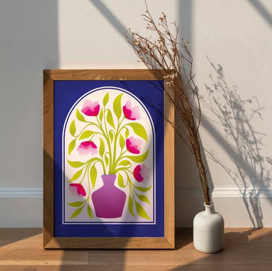 Arche Bleu Vase Violet