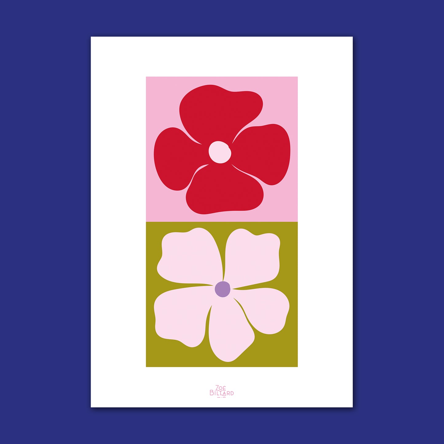 Pack de 3 - Damiers de Fleurs