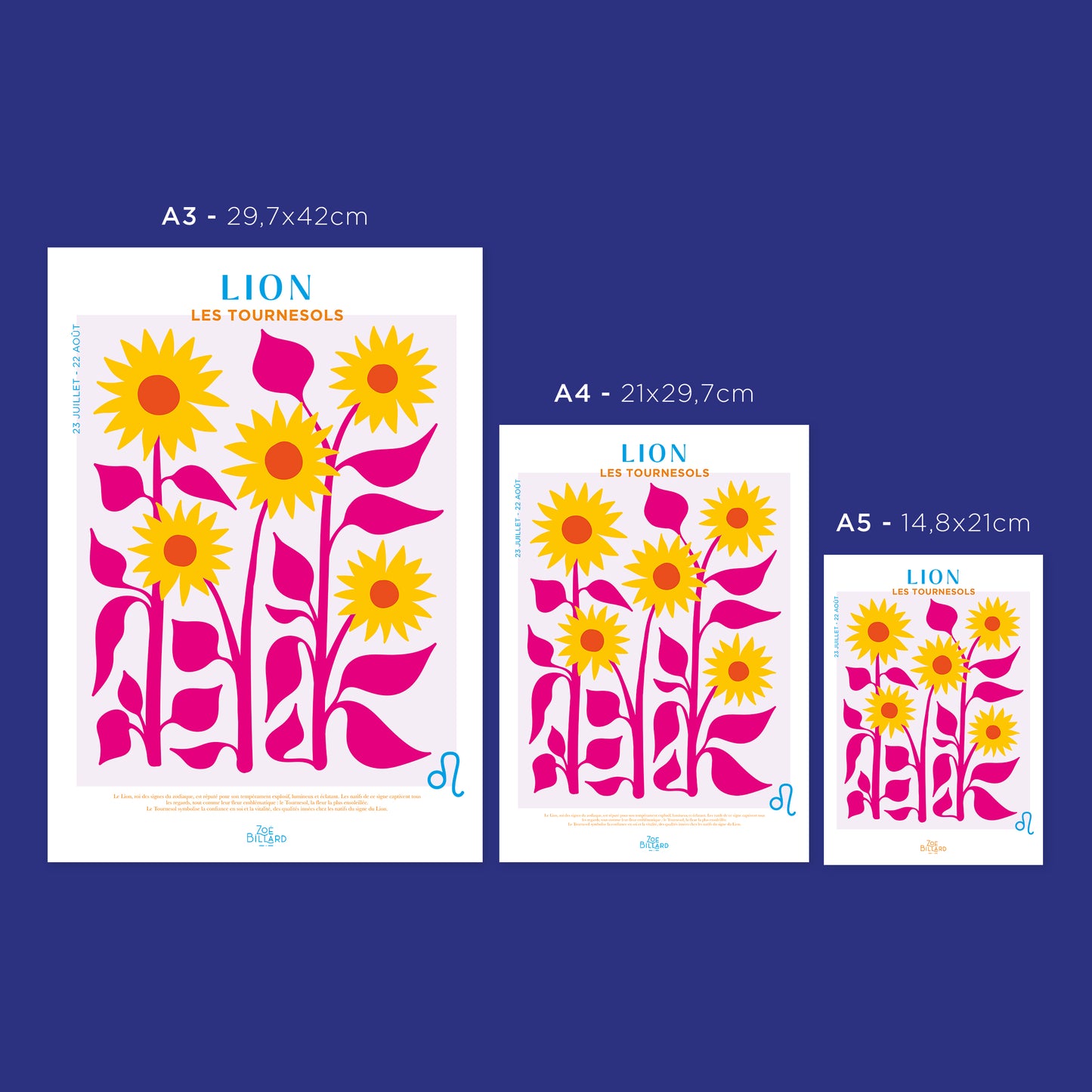 Lion - Les Tournesols