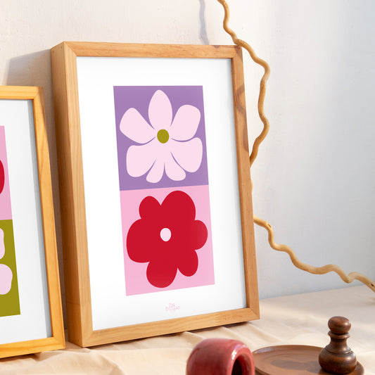 Damier de Fleurs Violet