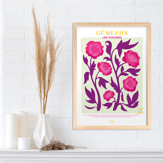 Gémeaux - Les Pivoines