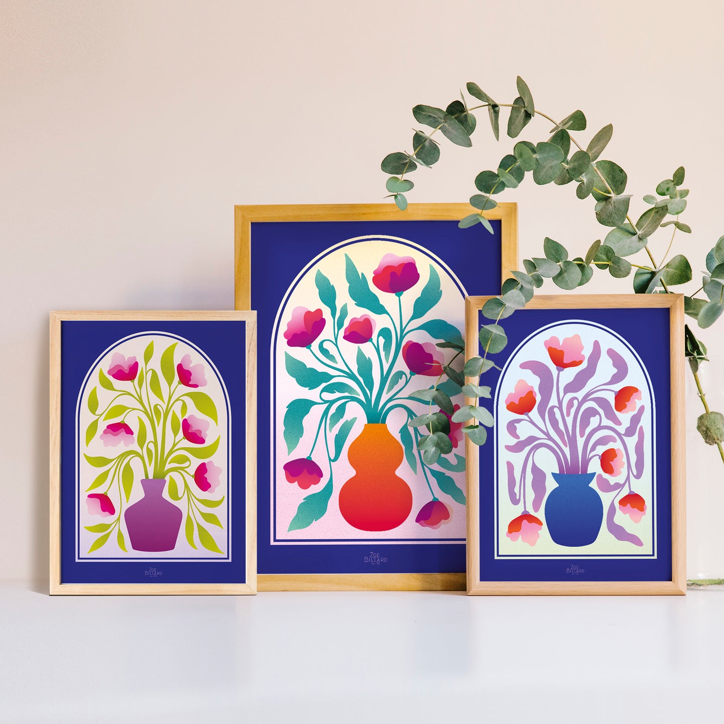 Pack de 3 - Arches Bleu