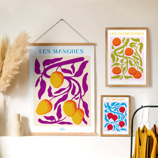 Pack de 3 - Les Mangues - Les Grenades - Les Clémentines