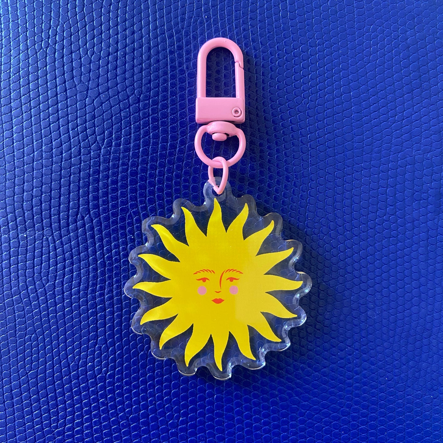 Porte-clés Soleil Jaune