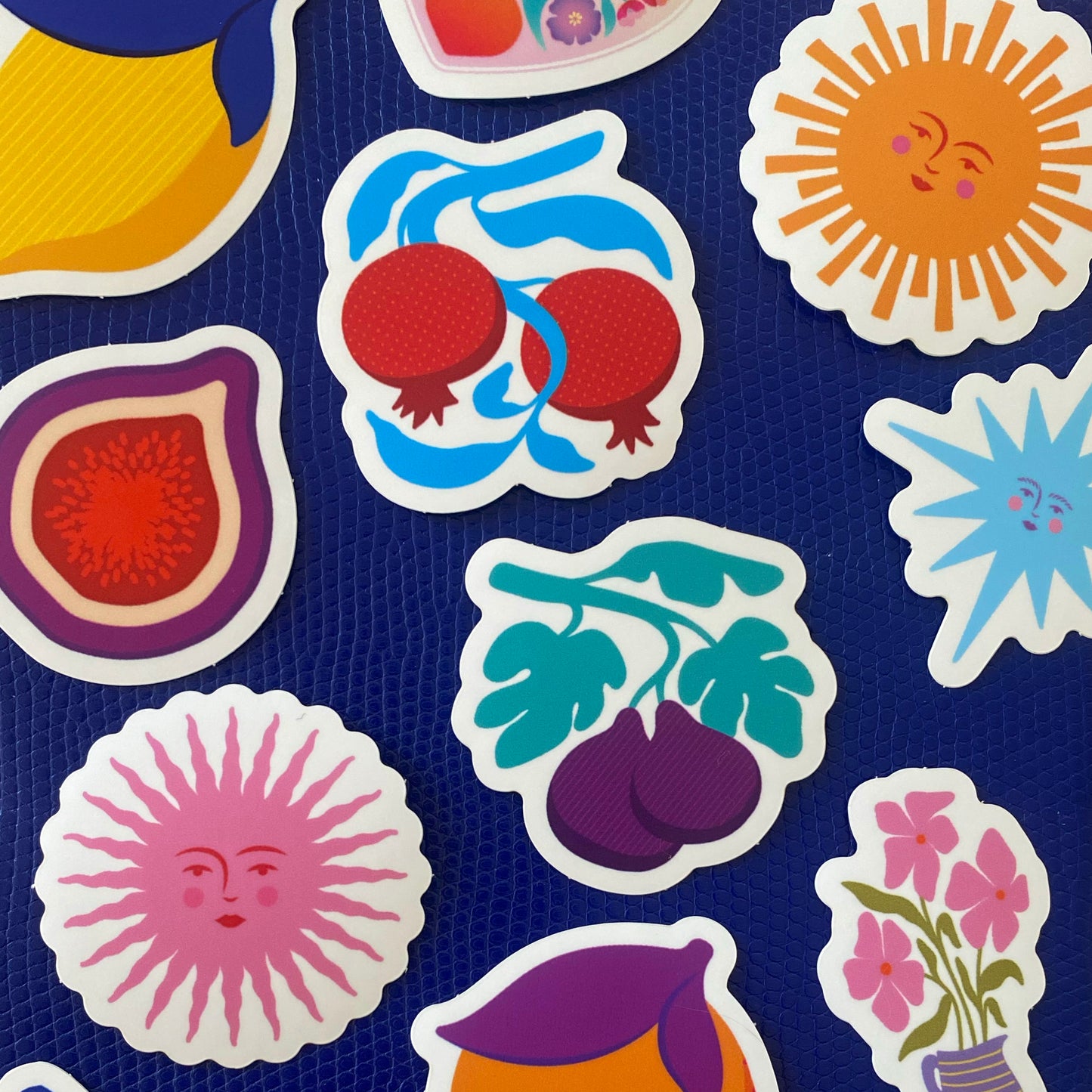Sticker Fleur rose