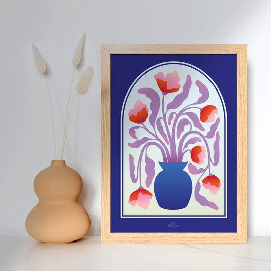 Arche Bleu Vase Bleu