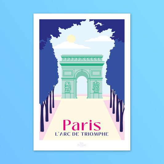 Paris - L'Arc de Triomphe