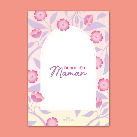 Carte Bonne fête Maman