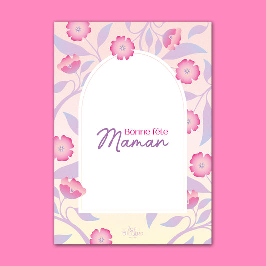 Carte Bonne fête Maman