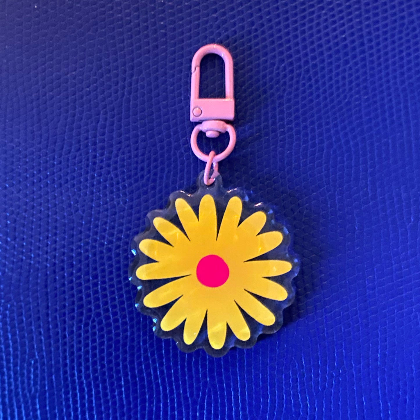 Porte-clés Fleur Jaune