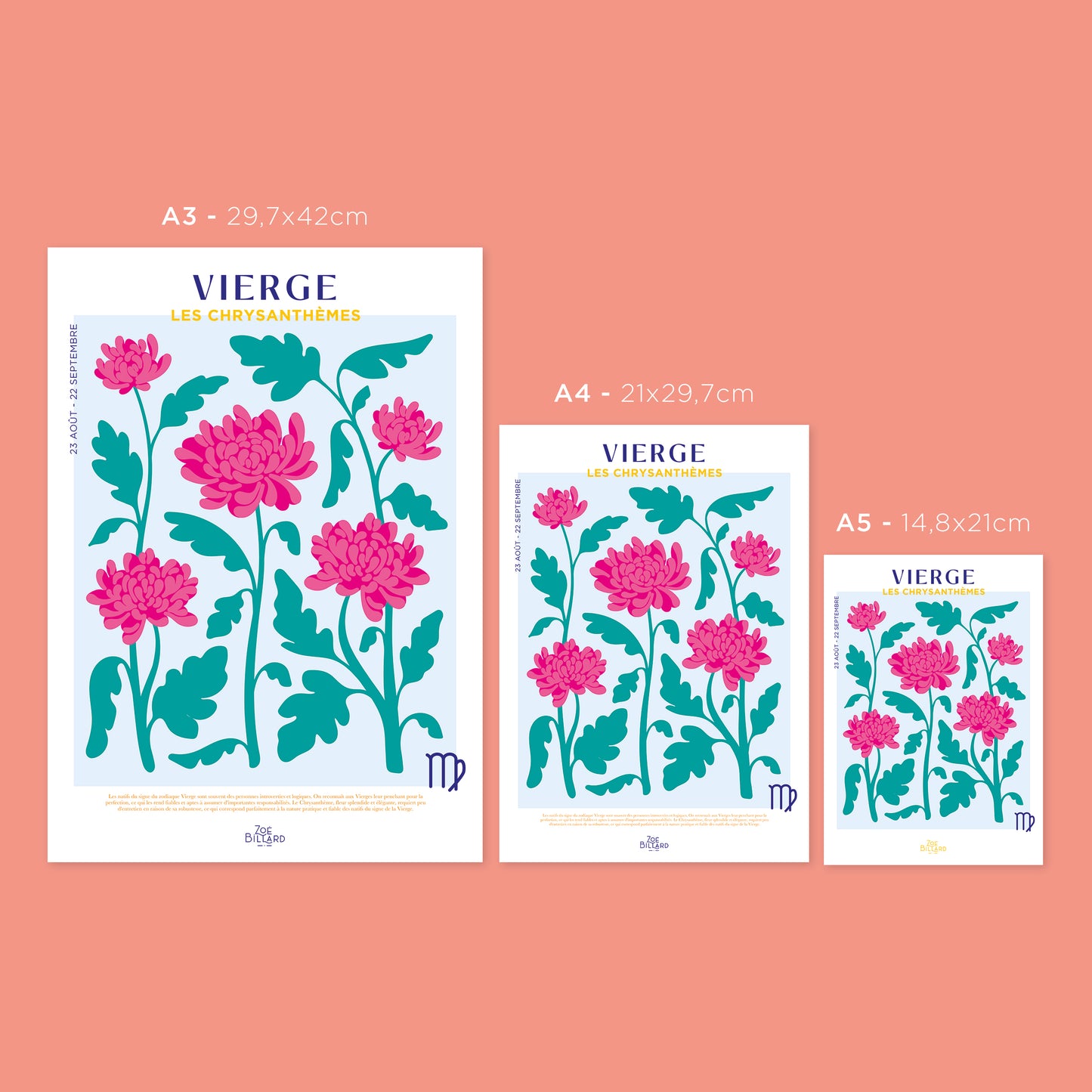 Vierge - Les Chrysanthèmes