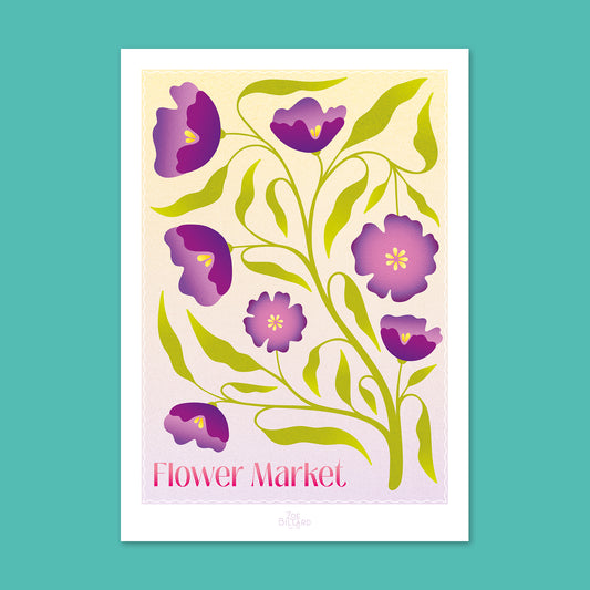 Flower Market Violet