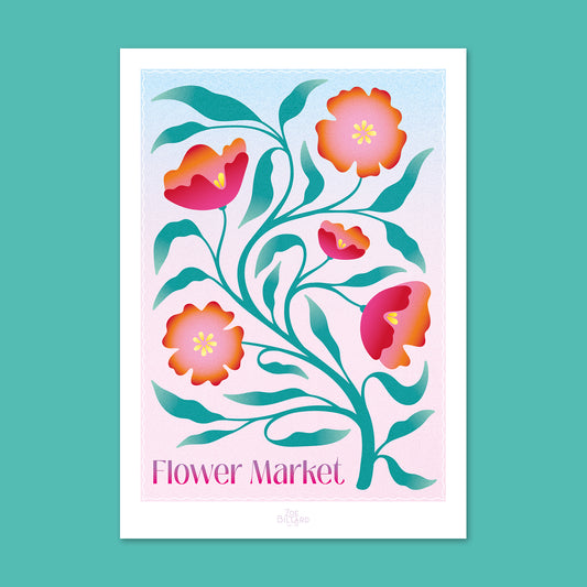 Flower Market Orange
