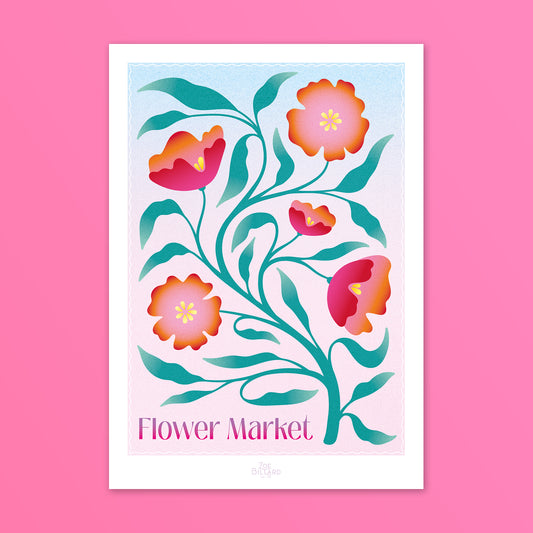 Flower Market Orange