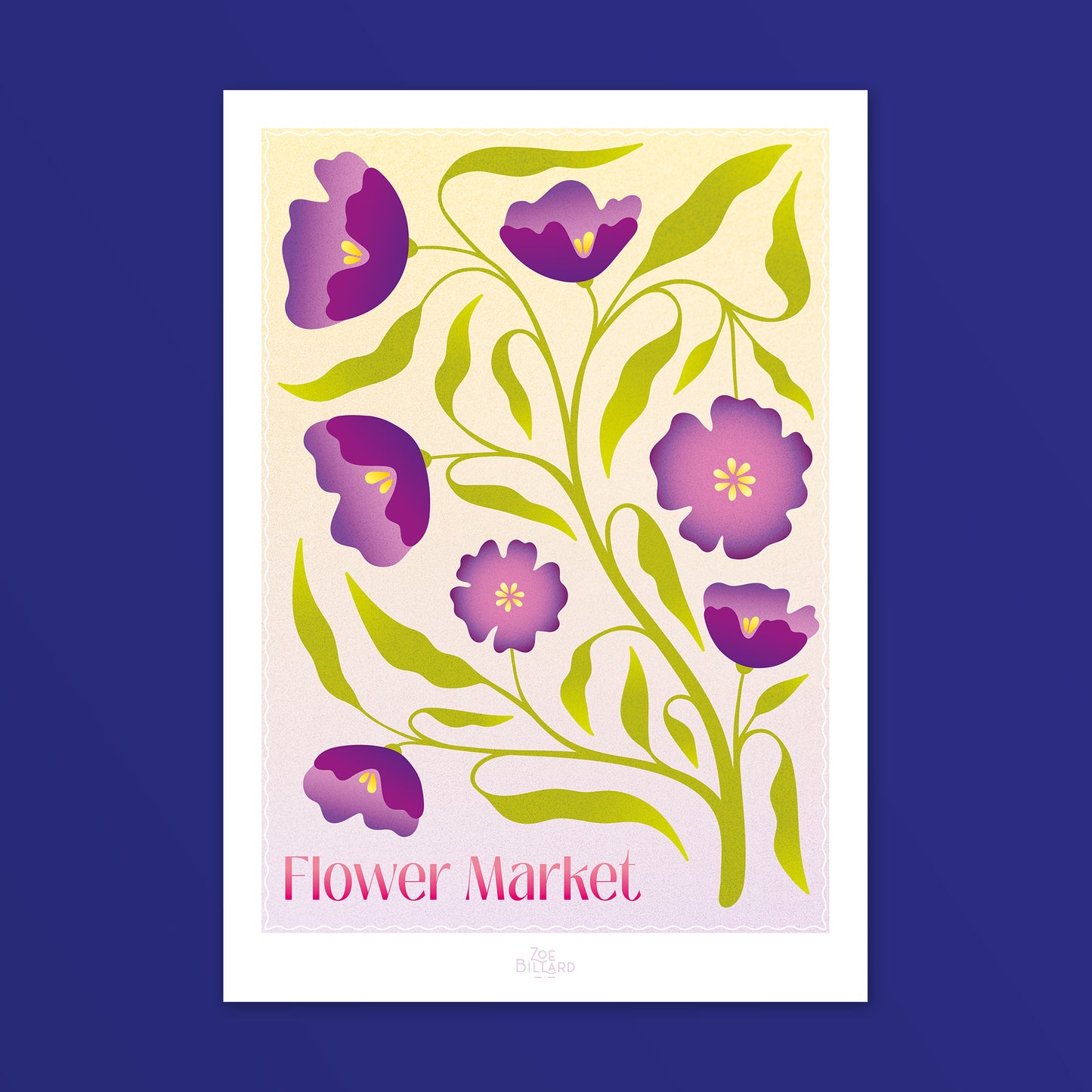 Flower Market Violet