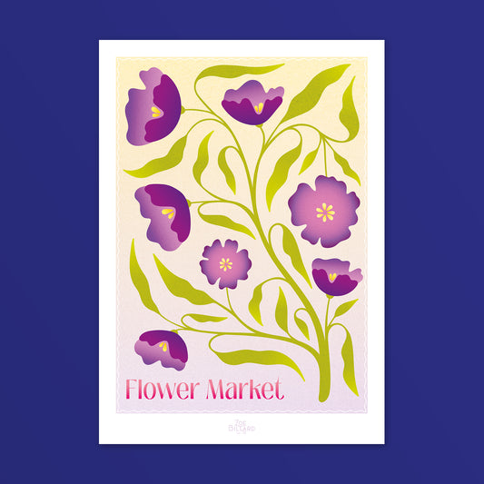 Flower Market Violet