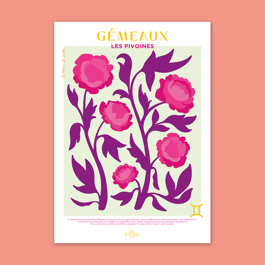 Gémeaux - Les Pivoines