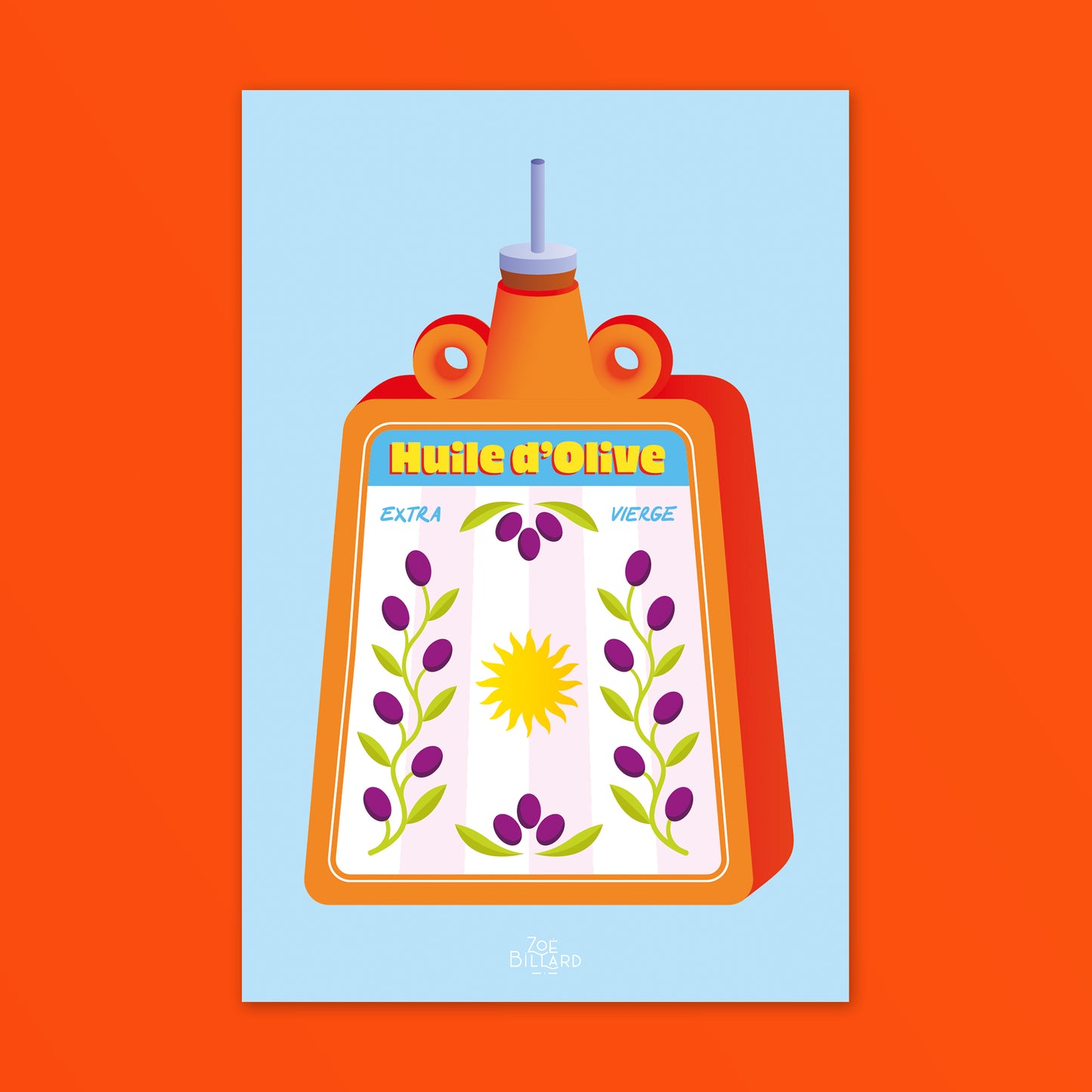 Carte Huile d'Olive