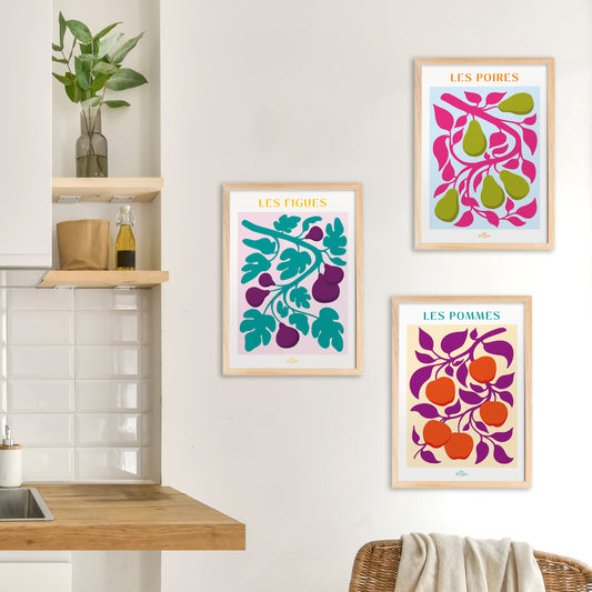 Pack de 3 - Les Pommes - les Figues - les Poires
