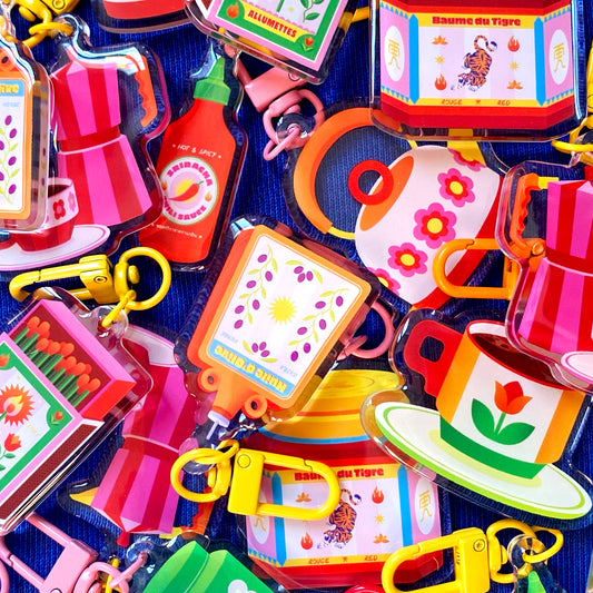 Porte-clés Sardines