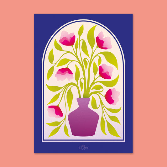 Arche Bleu Vase Violet