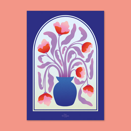 Arche Bleu Vase Bleu