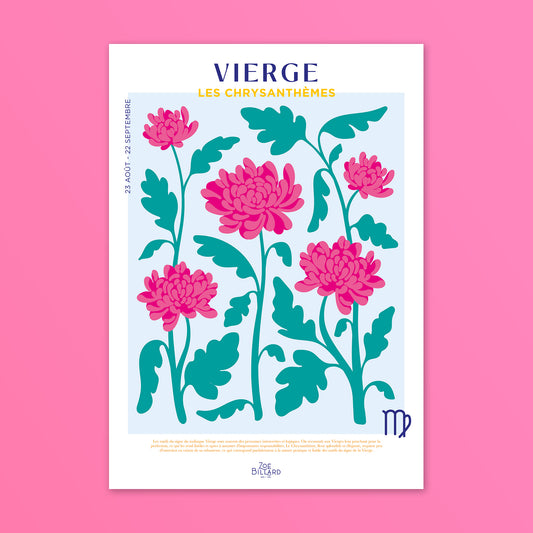 Vierge - Les Chrysanthèmes