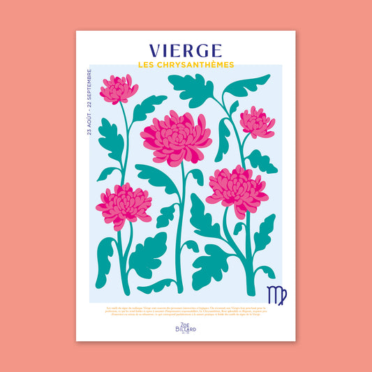 Vierge - Les Chrysanthèmes