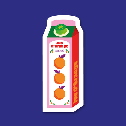 Sticker Jus d'Orange
