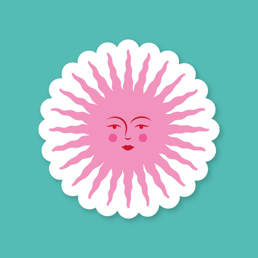 Sticker Soleil Rose