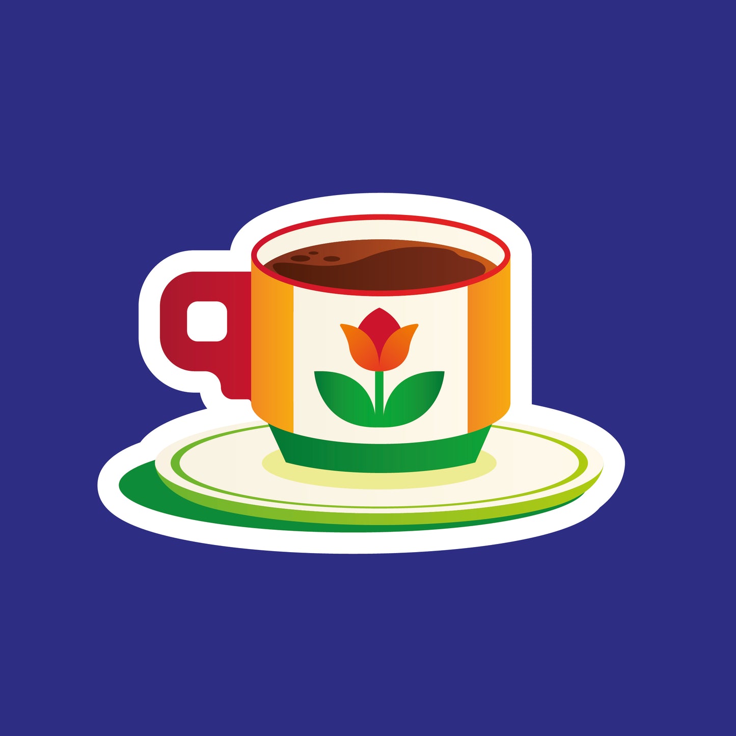 Sticker Tasse